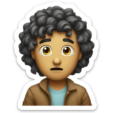 Puzzled and worried after being laid off sticker