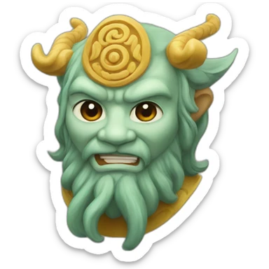 name of a god in Chinese mythology sticker