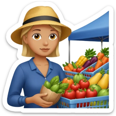 shoping market sticker