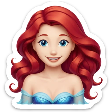 ariel the little mermaid sticker