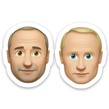 Moldova and putin sticker