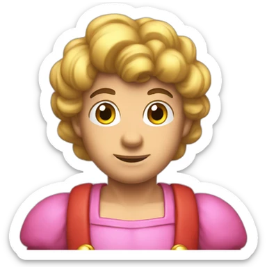 Super-Mario-with-aunt sticker