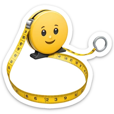 Sewing Essential measuring-tape sticker