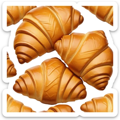 Fragrant croissants sticker