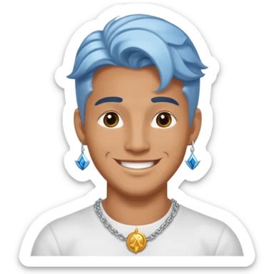 aquarius sign (make it musculine) sticker