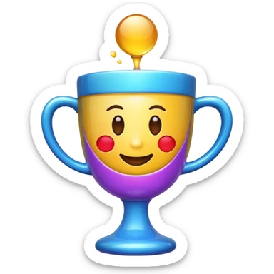 EMOJI AND WIN CUP sticker