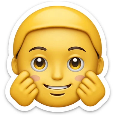 Emojis face with a frown ￼and smile sticker