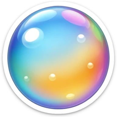 Bubble popped  sticker