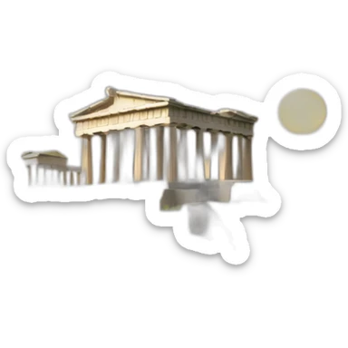 acropolis sticker