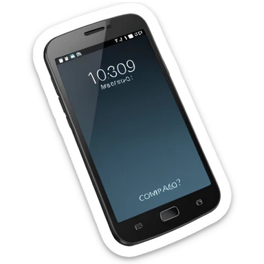 Quero uma desenho de celular e em baixo quero uma frase escrita ass vendendo esse celular em português  sticker