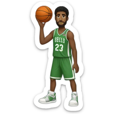 Zach Leday basketball full body sticker