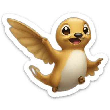 Un écureuil qui fait un pouce en l'air sticker