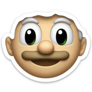 Super mario gigante sticker