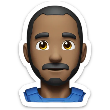 realistic mega man sticker