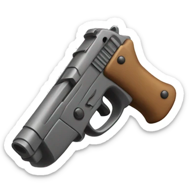 Pistola de silicon de manualidades sticker