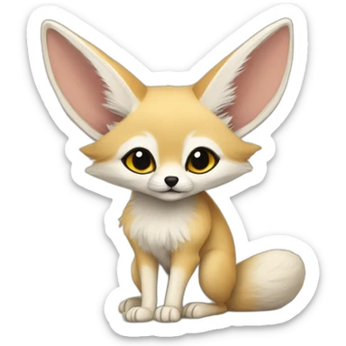 Fennec algeria sticker