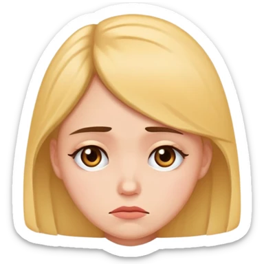 Sad ex girlfriend  sticker