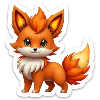 Litten-Eevee-Vulpix-fusion sticker