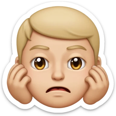 Create an emoji that is a regular emoji at dance picking his butt and looks super gross sticker