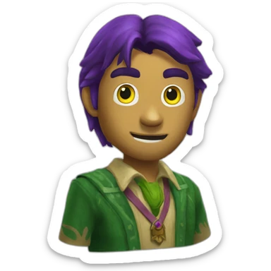 Zelda majoras happy mask salesman sticker
