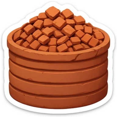 terracotta sticker