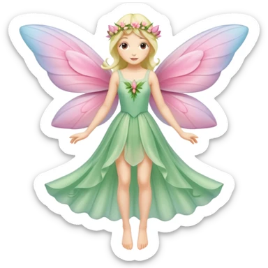 Tulip wings,Flower Fairies. sticker