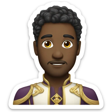 white prince sticker