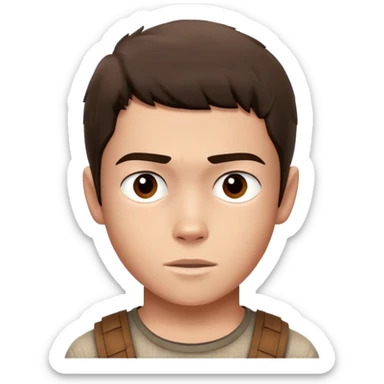 Thomas from The Maze Runner sticker