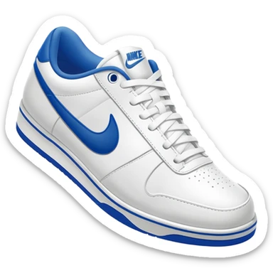 Nike shoes white street shoes sticker
