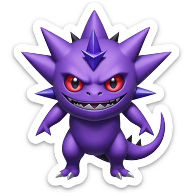 Gengar-Sableye-Genesect-fusion (full body) sticker