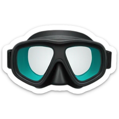 Scuba mask  sticker