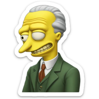 Mr Burns sticker