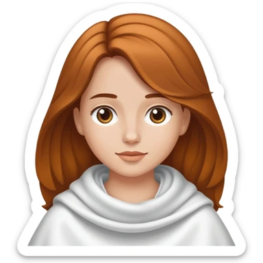 Een meisje die geen voor rand heeft sticker