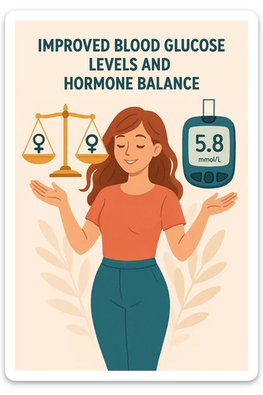 Glicemia migliorata e anche ormoni sulla donna sticker