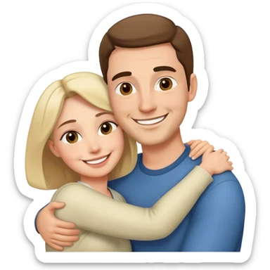 Me loving my wife sticker