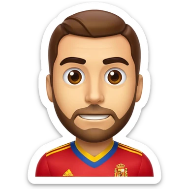 Cinematic Realistic La Liga Pop Culture Emoji, showcasing a dynamic portrayal of Spain's premier football league rendered with lifelike detail and energetic, modern lighting. sticker