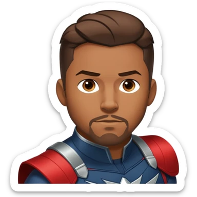 Sam Wilson with side-whiskers from avenger sticker