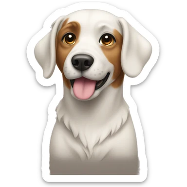 Dog coloring sticker