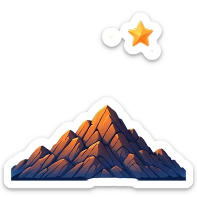 meteor shower sticker