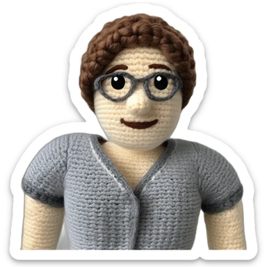 Amigurumi Paris sticker