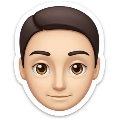 eywbrow lift with smirk sticker