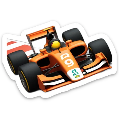 F1 racecar sticker