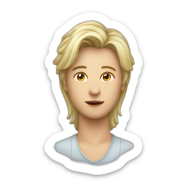 Weissweinglas analog dem Emoji Rotweinglas sticker