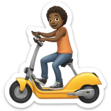 Trottinettes freestyle sticker