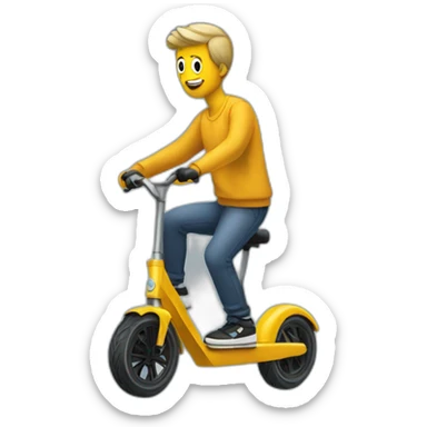 Trottinette freestyle sticker