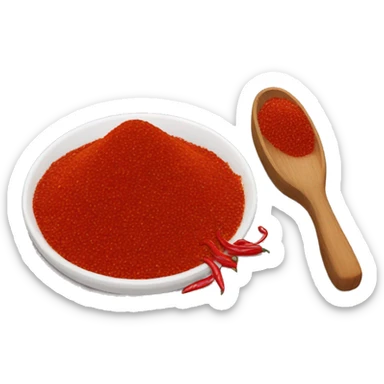 Pile of chili paste seasoning sticker