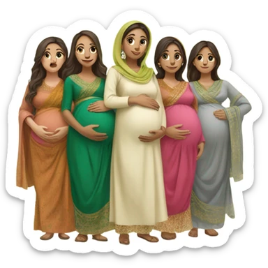 Pakistani pregnancy sticker