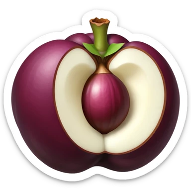 Mangosteen flesh sticker