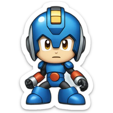mega man sticker