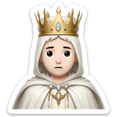 the pale king from hollow knight sticker